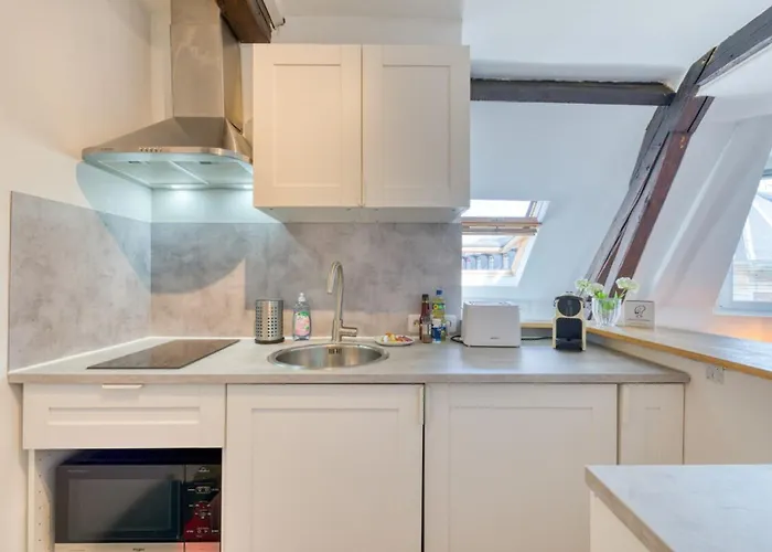 Elisabeth Confortable Avec Lit Double En Centre Rouen